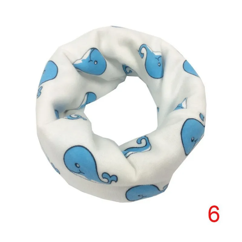 Child Scarf Boys Girls O Ring Neckerchief Scarves Toddler Baby Scarf Warm Wear S1 SM6