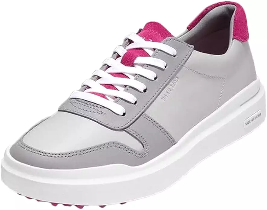 Cole Haan Grandpro AM Golf Microchip Waterproof Lace Up Low Top Leather Sneakers