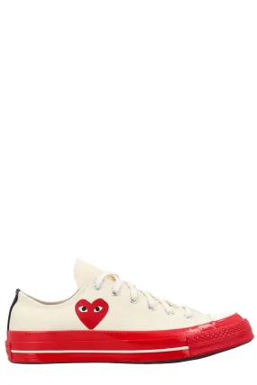 Comme des Garons Play x Converse Chuck 70 Low-Top Sneakers