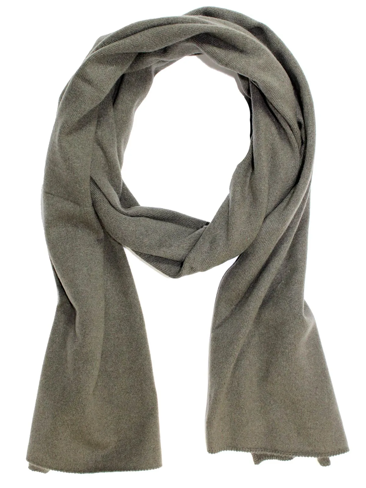 Cruciani Cashmere Scarf Solid Forest Green - FINAL SALE