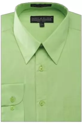 DANIEL ELLISSA BASIC DRESS SHIRT W/ CONVERTIBLE CUFF DS3001 APPLE