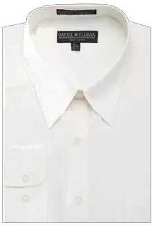 DANIEL ELLISSA BASIC DRESS SHIRT W/ CONVERTIBLE CUFF DS3001 IVORY