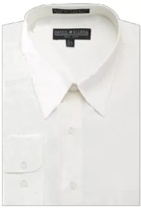 DANIEL ELLISSA BASIC DRESS SHIRT W/ CONVERTIBLE CUFF DS3001 IVORY