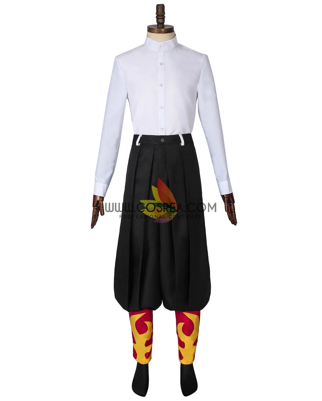 Demon Slayer Rengoku Kyojuro Printed Cosplay Costume