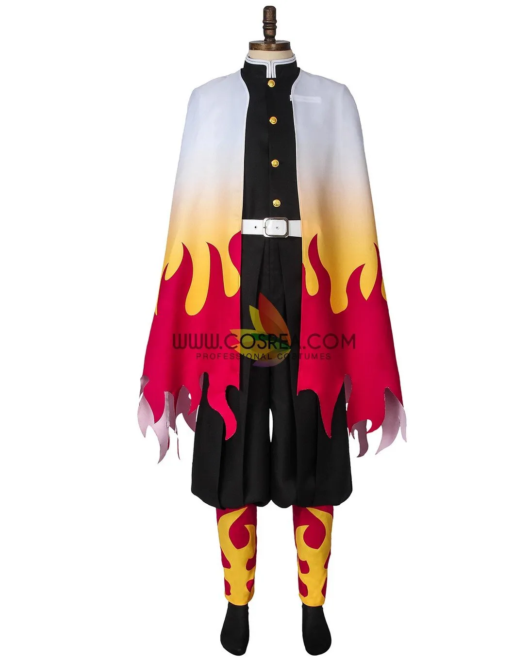 Demon Slayer Rengoku Kyojuro Printed Cosplay Costume