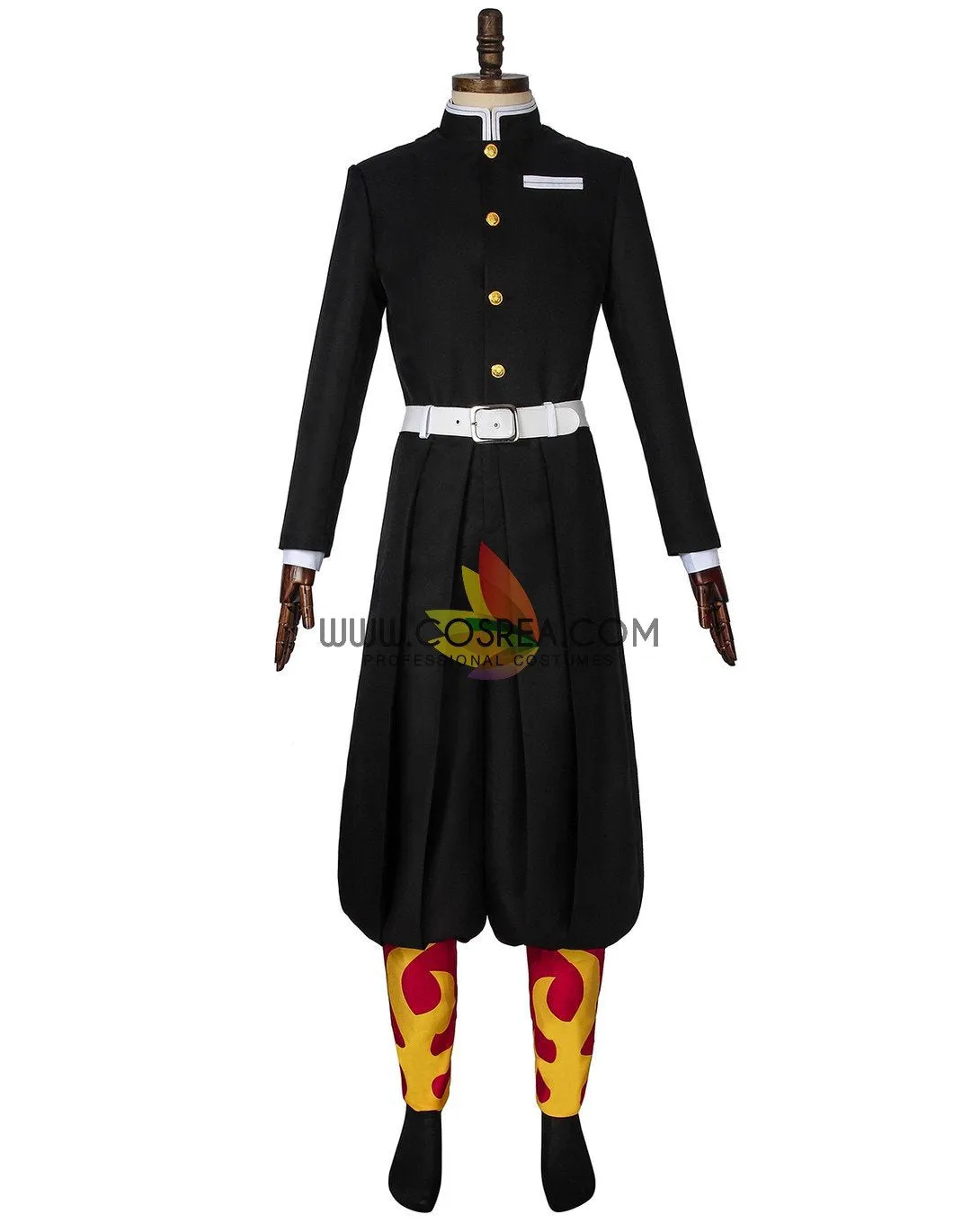 Demon Slayer Rengoku Kyojuro Printed Cosplay Costume