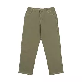 Dime Relaxed Denim Pants Green Washed