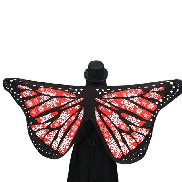 Fahsion Novelty Ladies Colorful Butterfly Print Scarves Soft Beautiful Scarf Women Shawl Pashmina Female 7 Colors 1216# GS