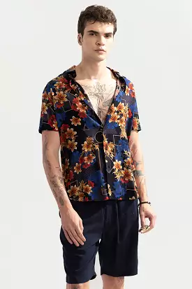 floral essence black shirt