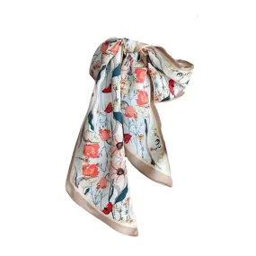 Floral Satin Scarf - ETA 5/24