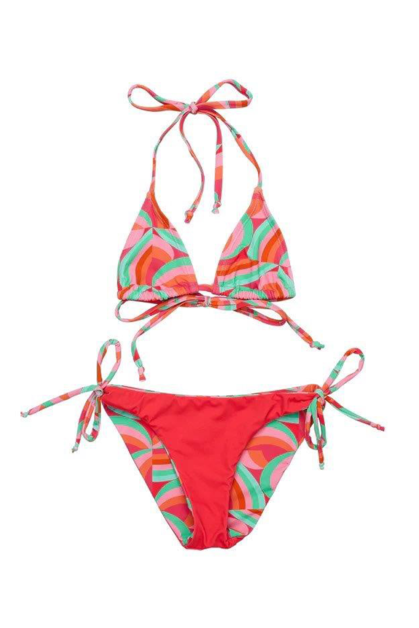 Geo Melon Triangle Bikini