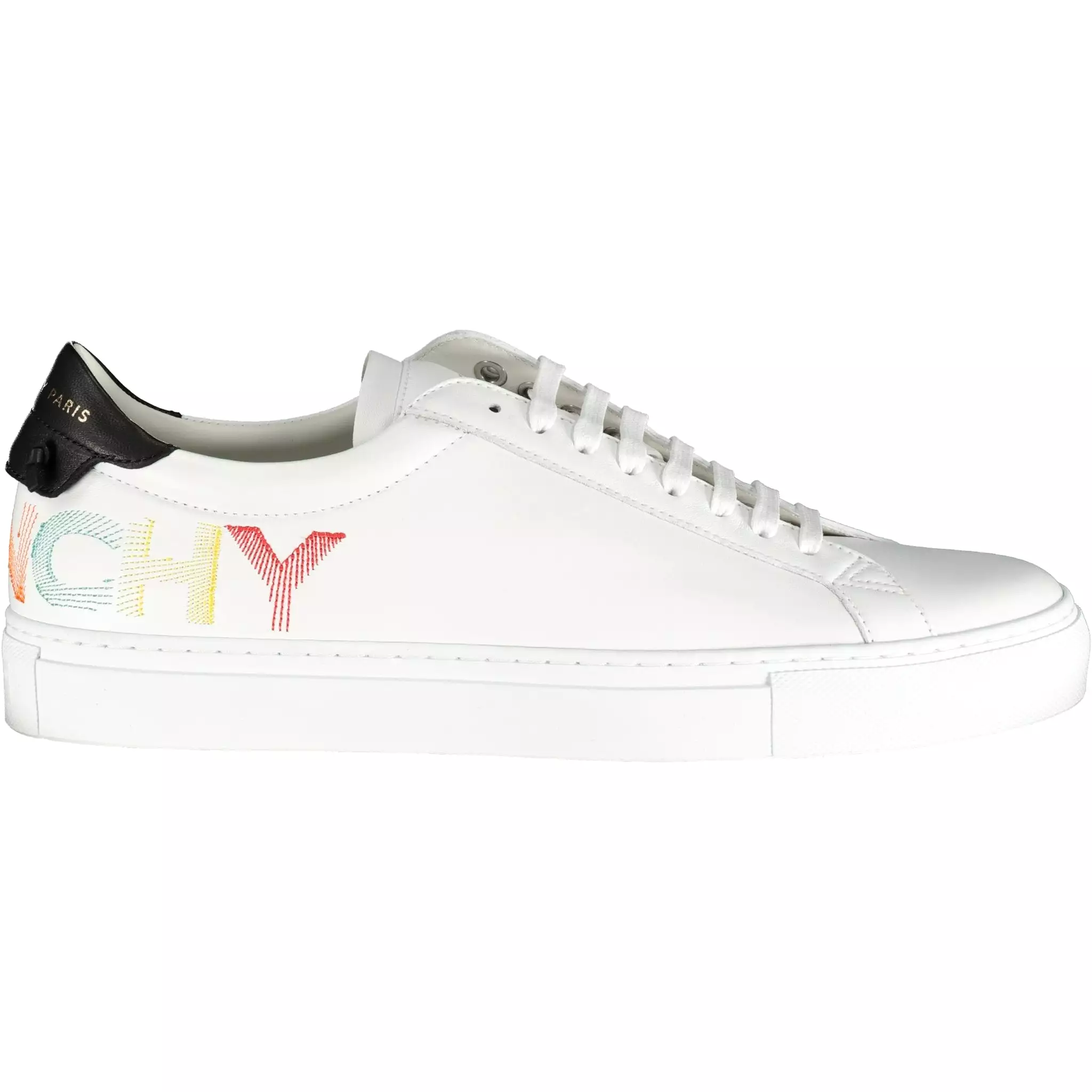 GIVENCHY Urban Street Logo-Embroidered Leather Sneakers