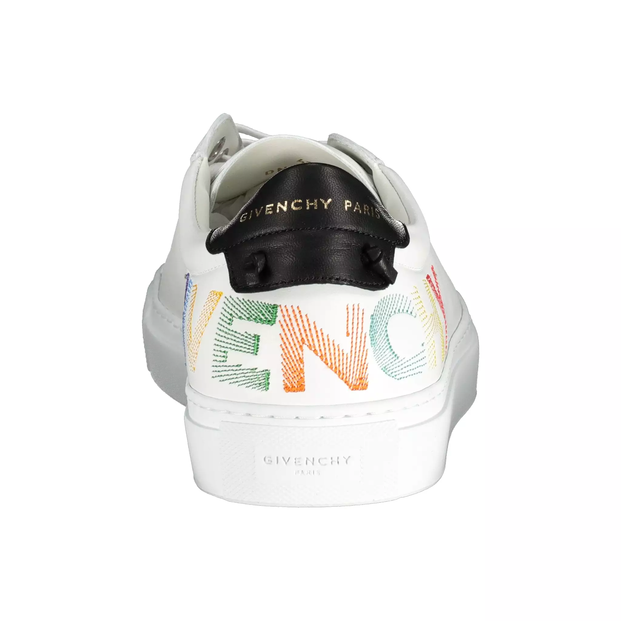 GIVENCHY Urban Street Logo-Embroidered Leather Sneakers