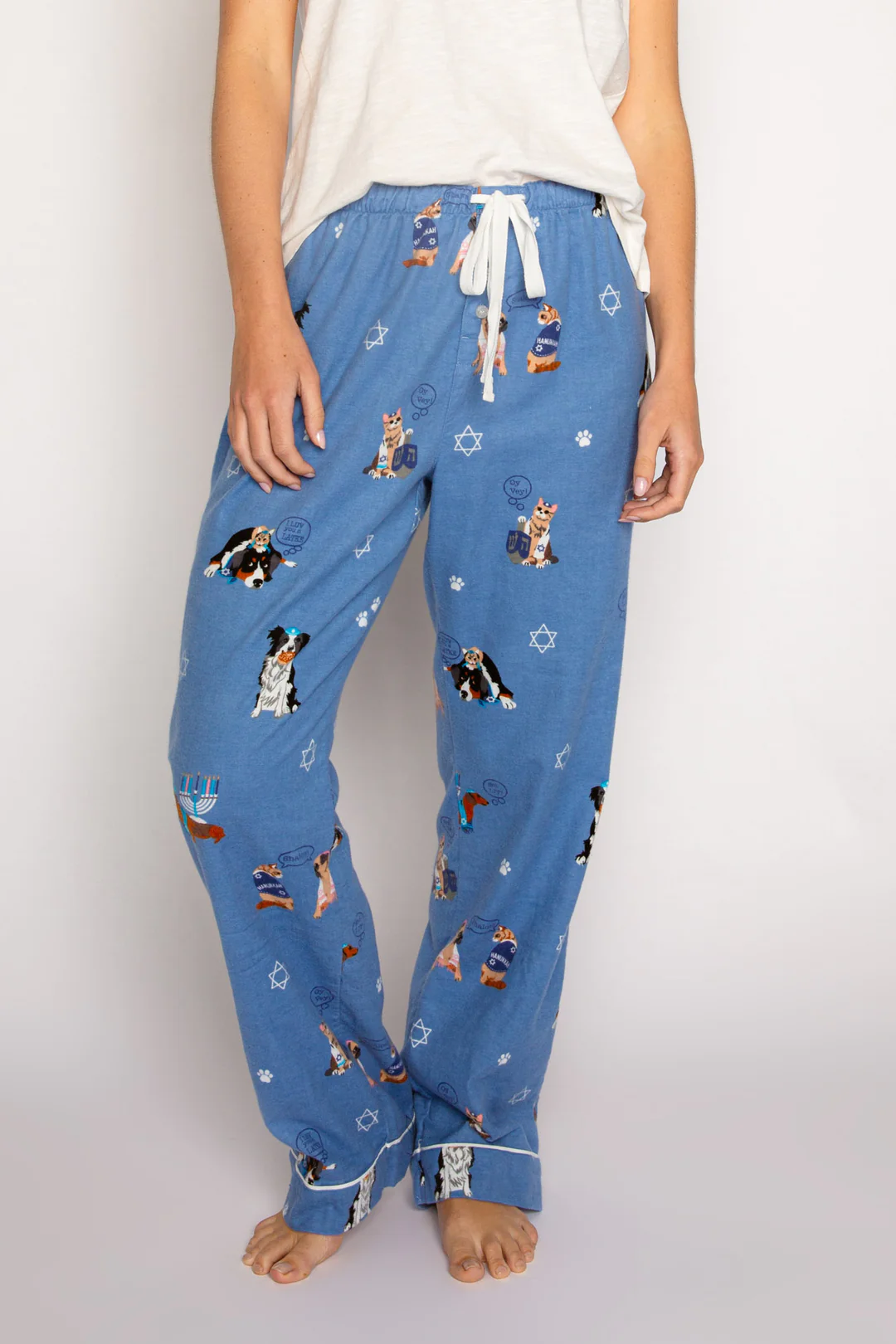 Hanukkah Flannel PJ Pants