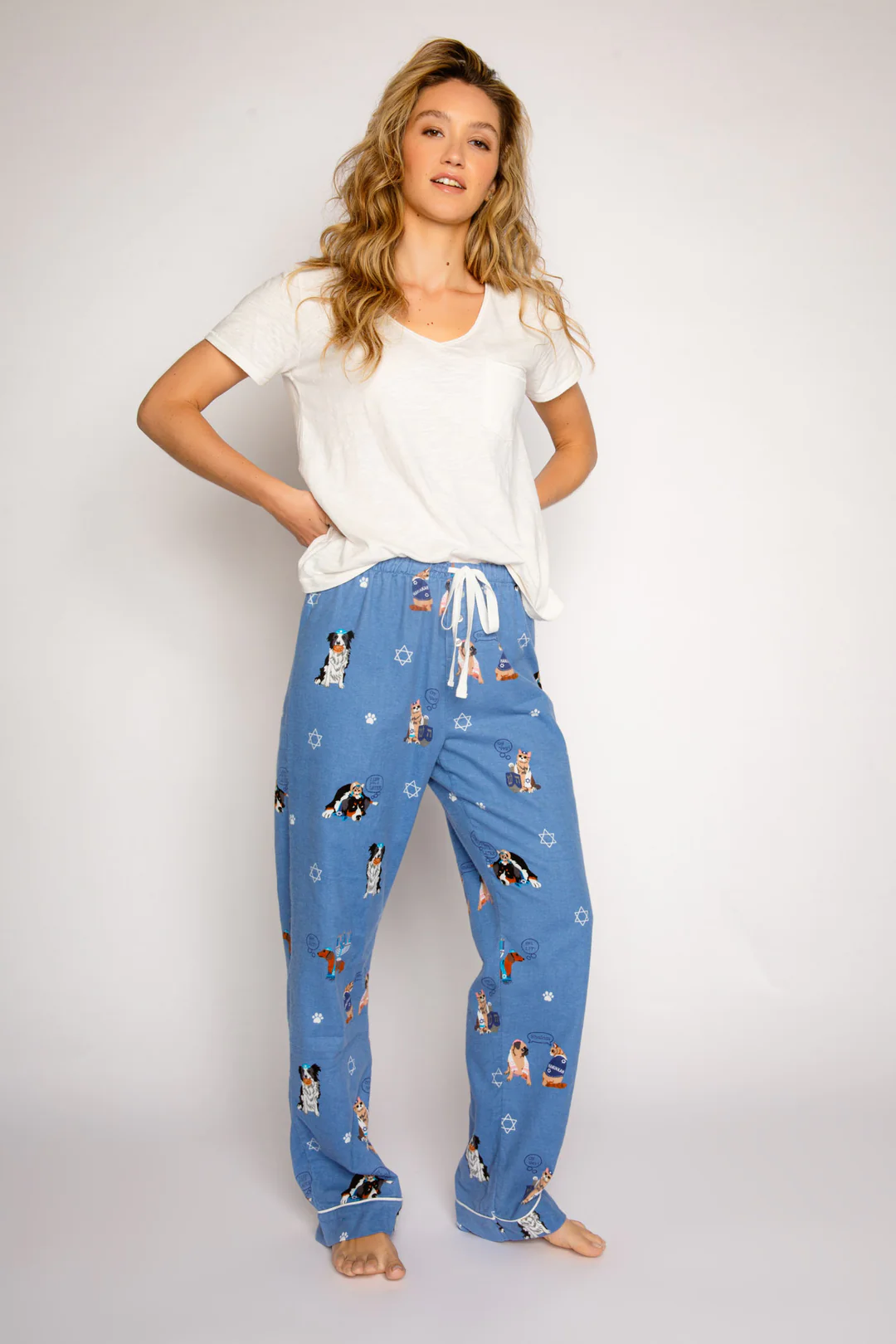 Hanukkah Flannel PJ Pants