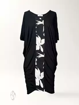 Holly Dress - Black Rayon Jersey