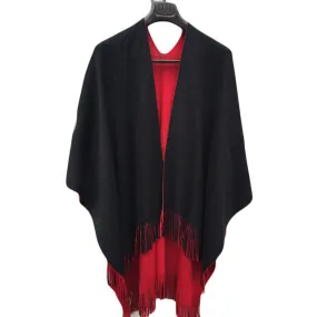 Hot Sale Scarves Women   2 Use Knitted Cashmere Ladies Poncho Capes Shawl Cardigans Sweater Pashmna Female bufandas # GS