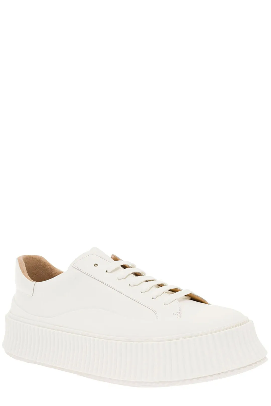 Jil Sander Lace-Up Low-Top Sneakers