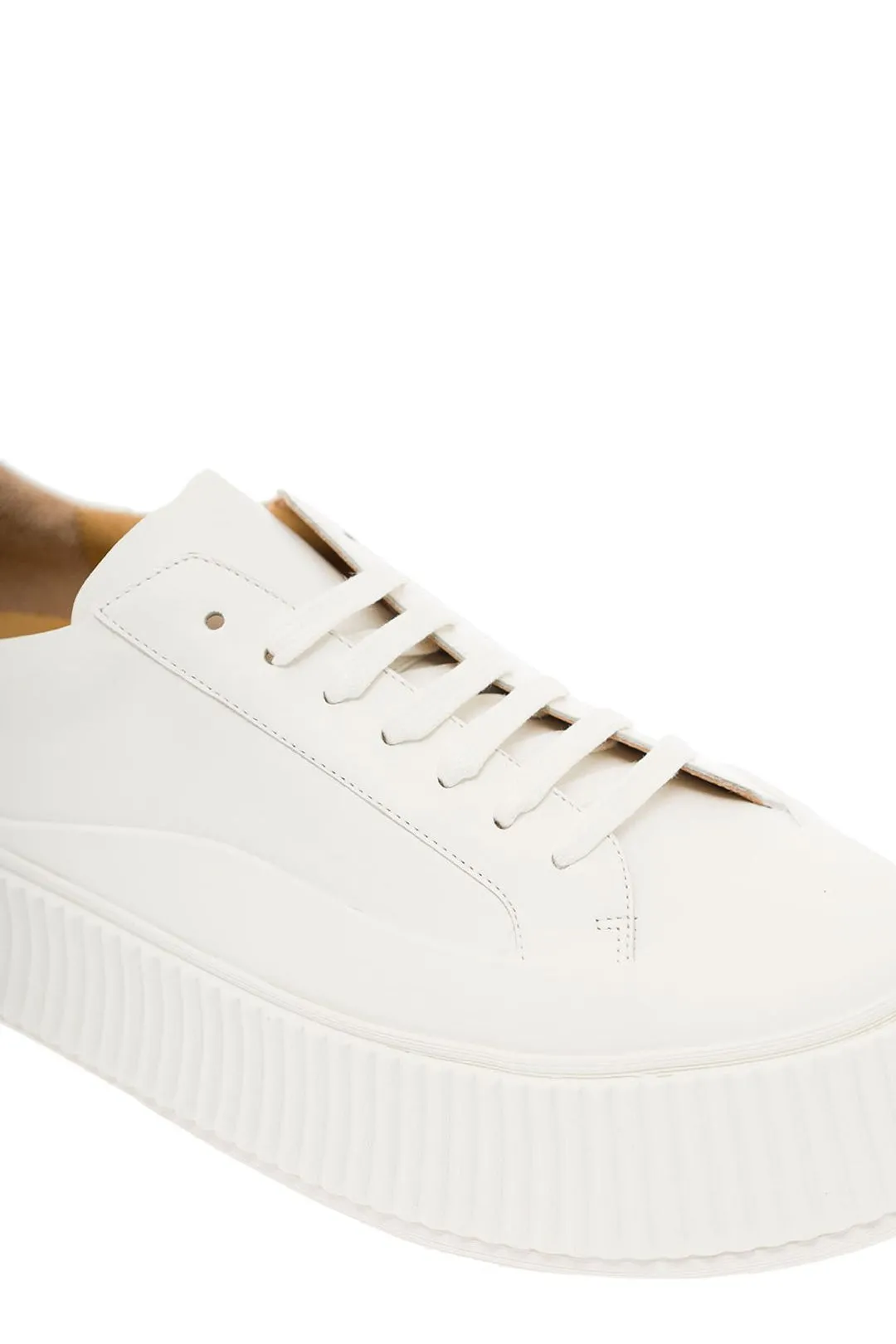 Jil Sander Lace-Up Low-Top Sneakers