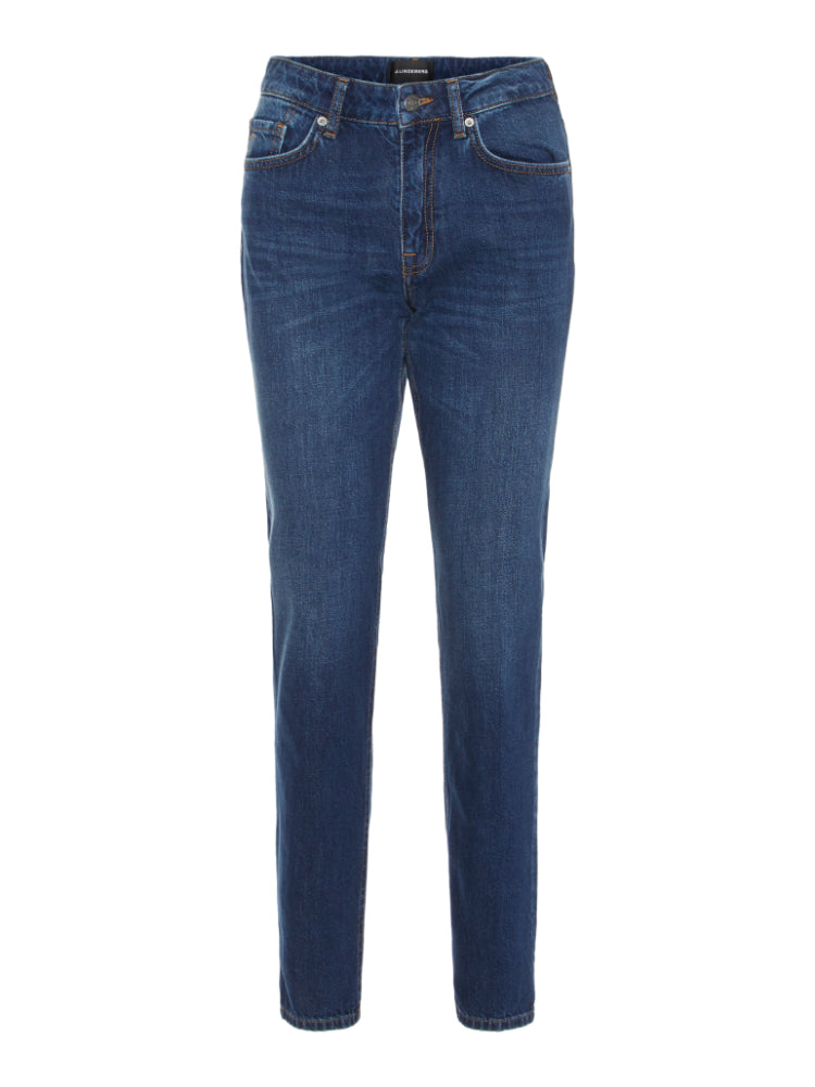 J.Lindeberg Womens Thelma Pure Jeans - MID BLUE