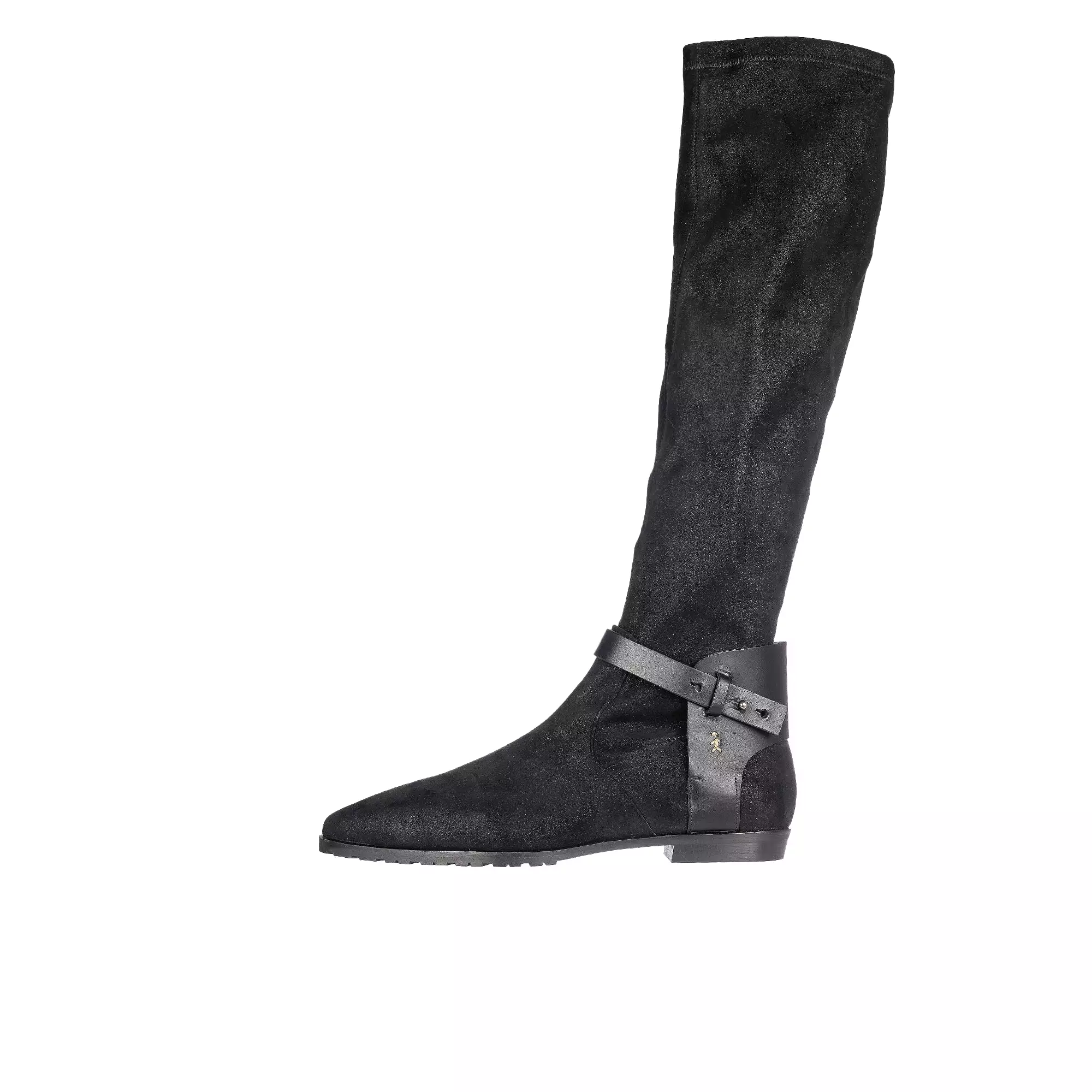 Knee Boot Stretch Stellare Black