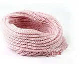 Korean scarf women Warm Knit Neck Circle Wool Blend Cowl Snood Ring Scarves Long Scarf Shawl Wrap SM6