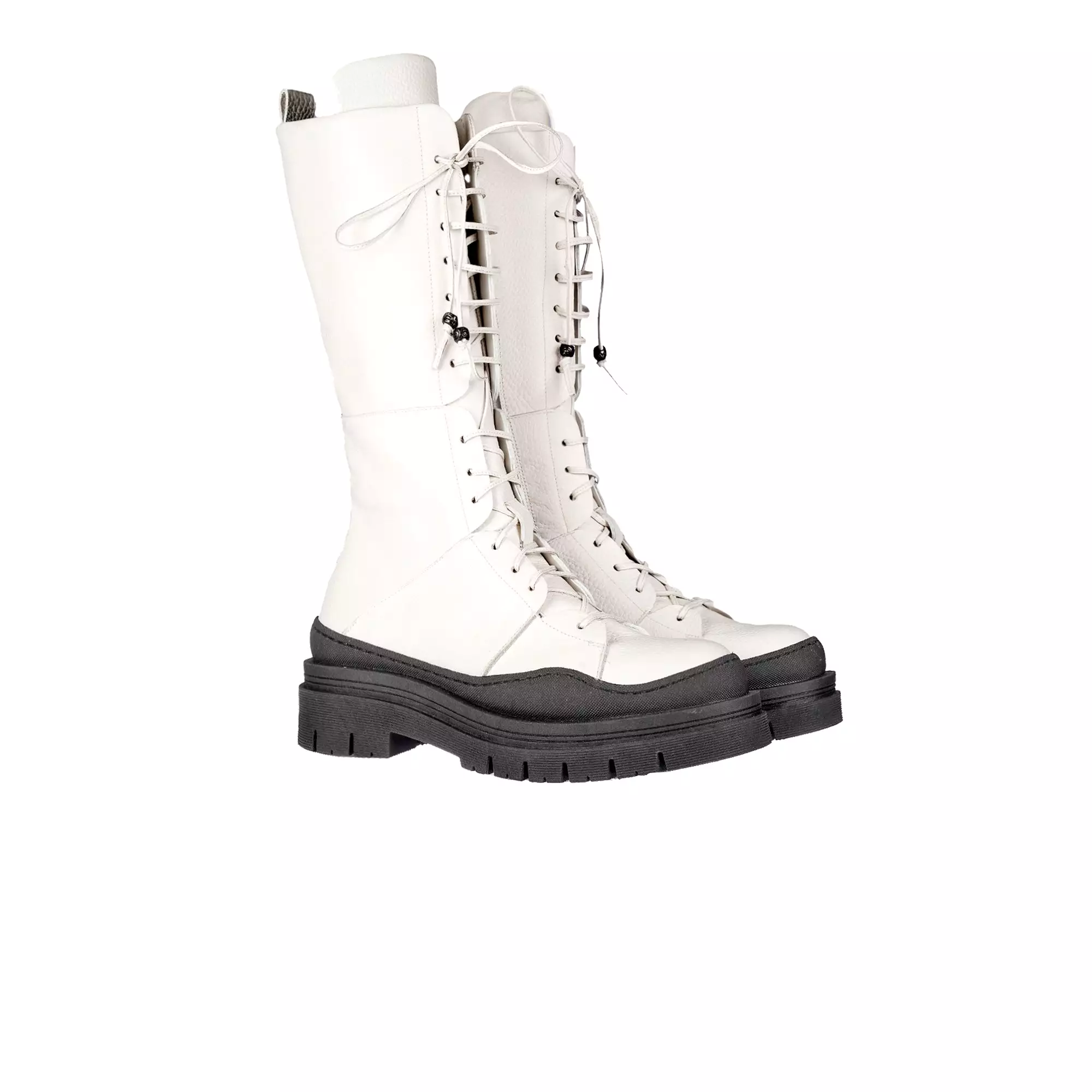 Lace-up Boot Muflone White