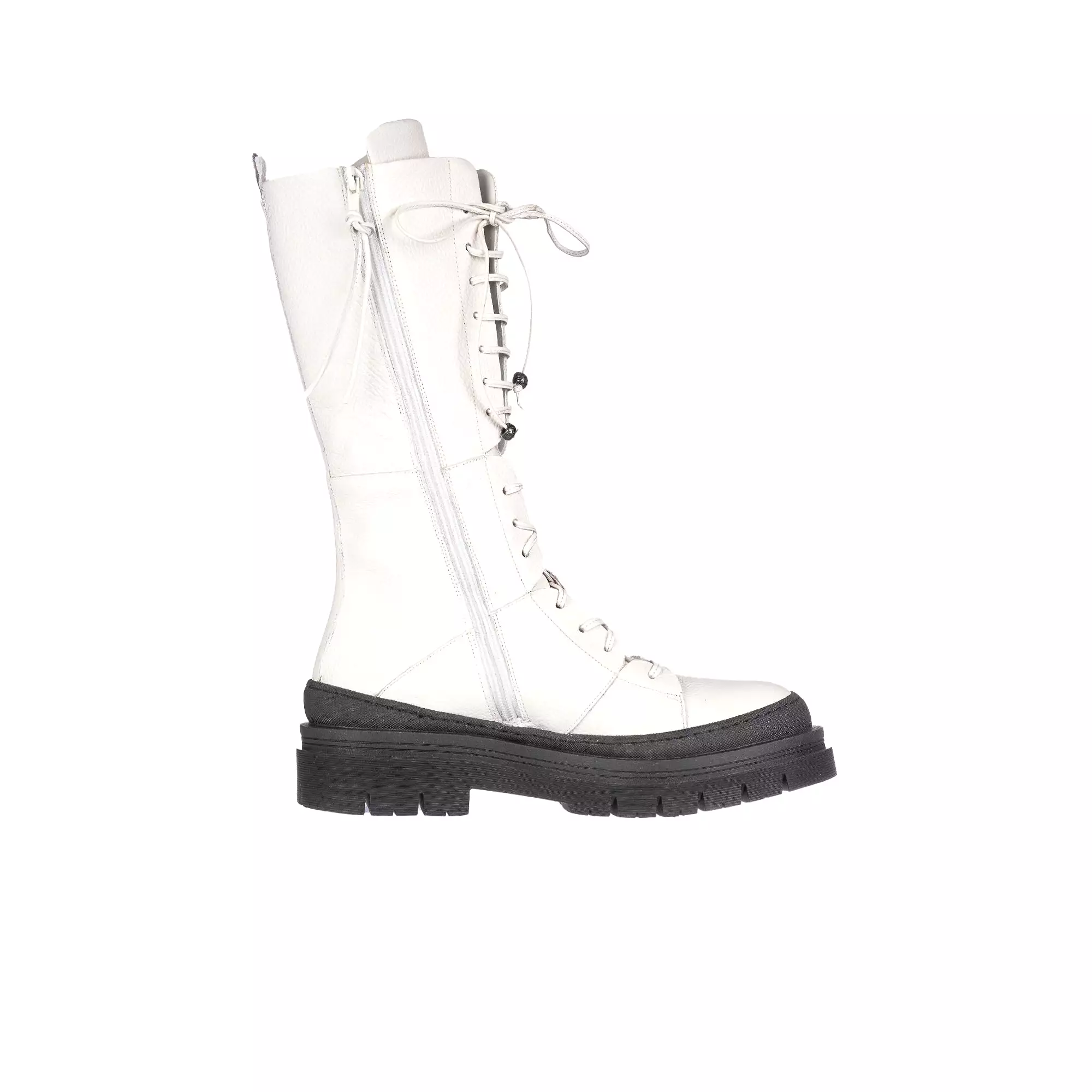 Lace-up Boot Muflone White