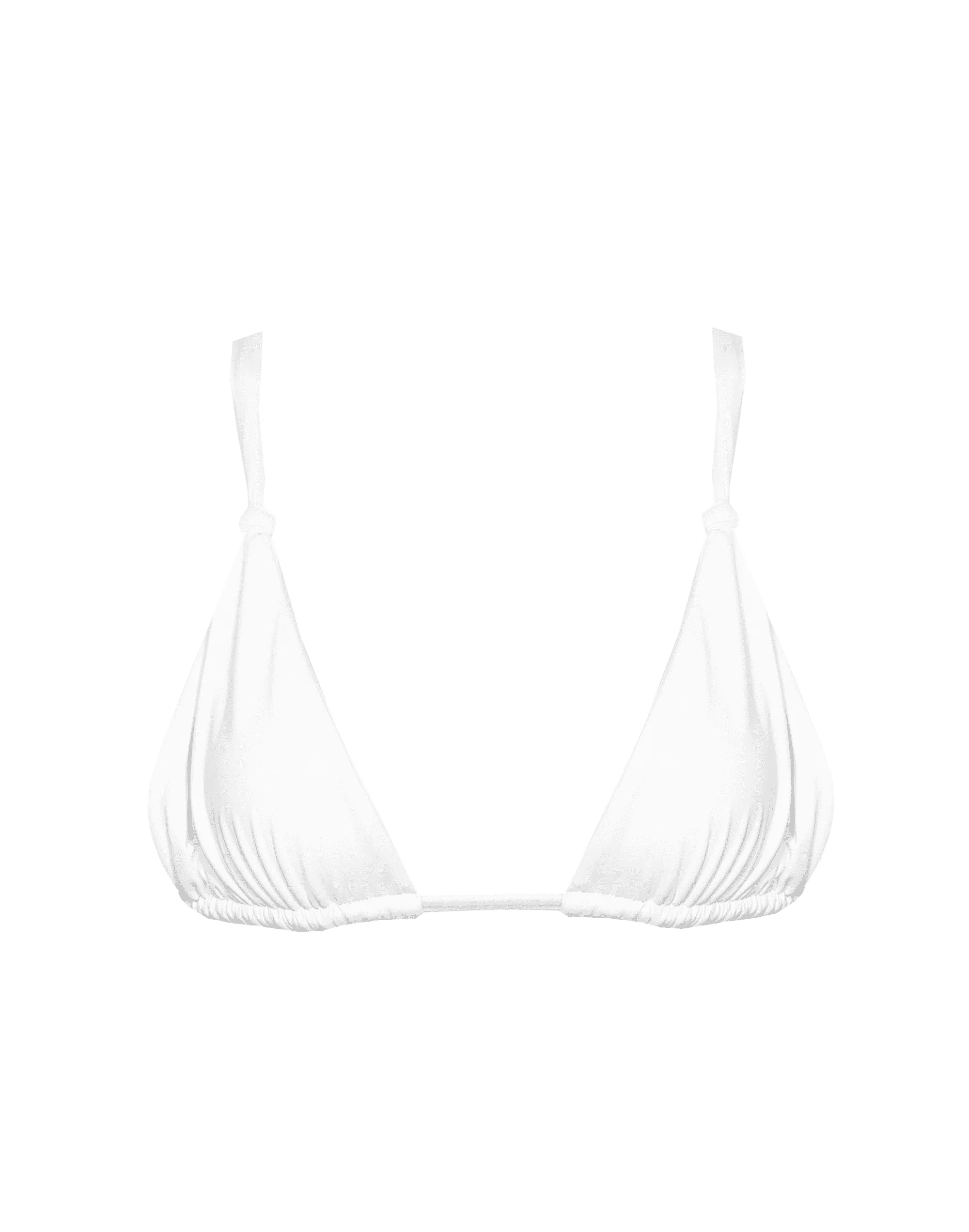 Laguna Triangle Bikini Top (White)