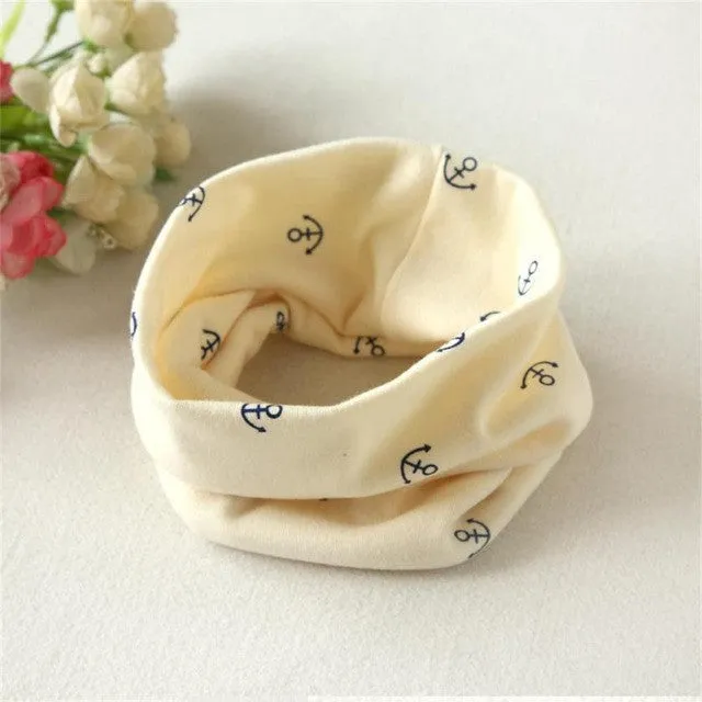 LandFox  Fashion  Boys Girls Collar Baby Scarf Cotton O Ring Neck Scarves GS