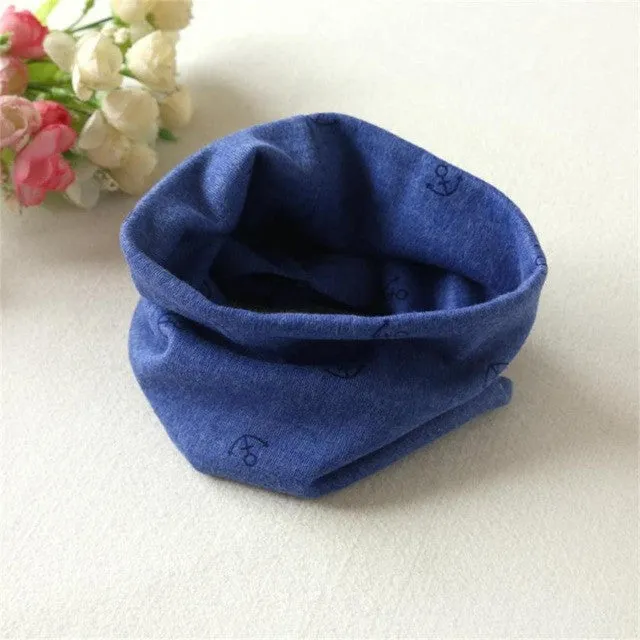 LandFox  Fashion  Boys Girls Collar Baby Scarf Cotton O Ring Neck Scarves GS