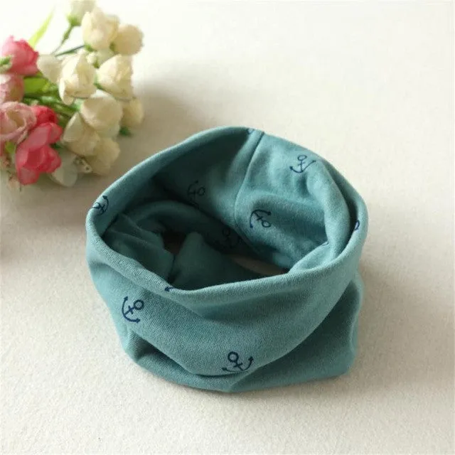 LandFox  Fashion  Boys Girls Collar Baby Scarf Cotton O Ring Neck Scarves GS