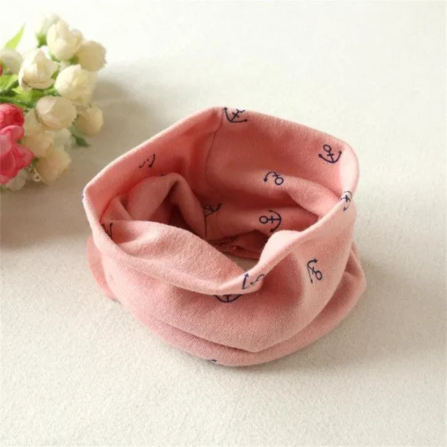 LandFox  Fashion  Boys Girls Collar Baby Scarf Cotton O Ring Neck Scarves GS