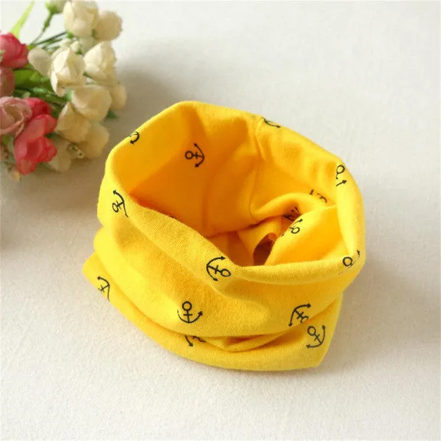 LandFox  Fashion  Boys Girls Collar Baby Scarf Cotton O Ring Neck Scarves GS