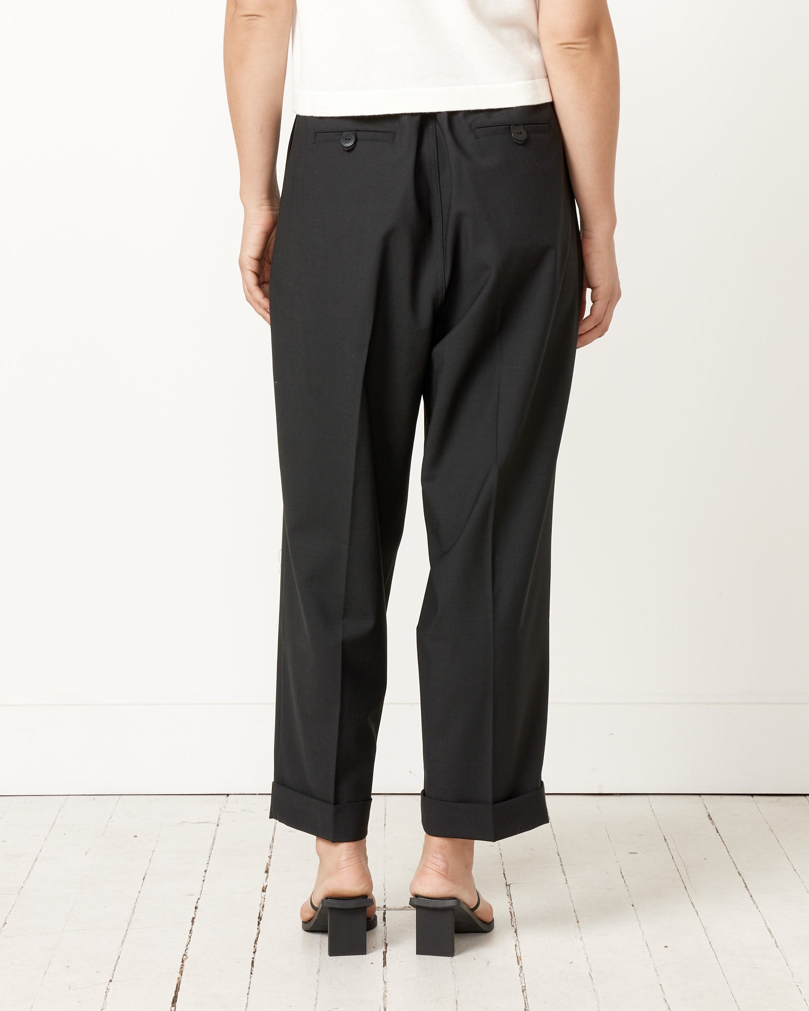 Masculine Tailoring Pant in Black