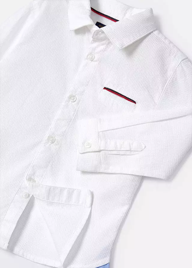 Mayoral Baby L/S Dress Shirt _White 2159-74