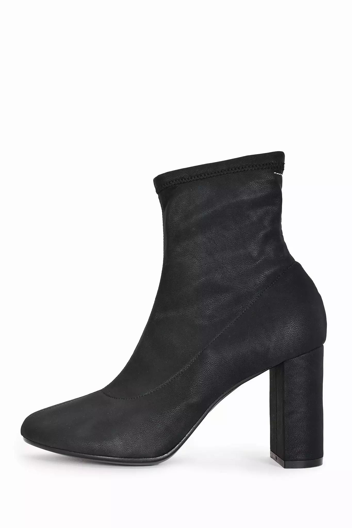 MM6 Maison Margiela Black Stretch Ankle Boots Size 40