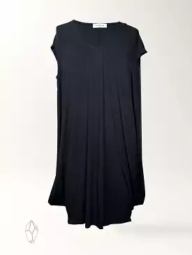 Natasha Dress - Black Rayon Jersey