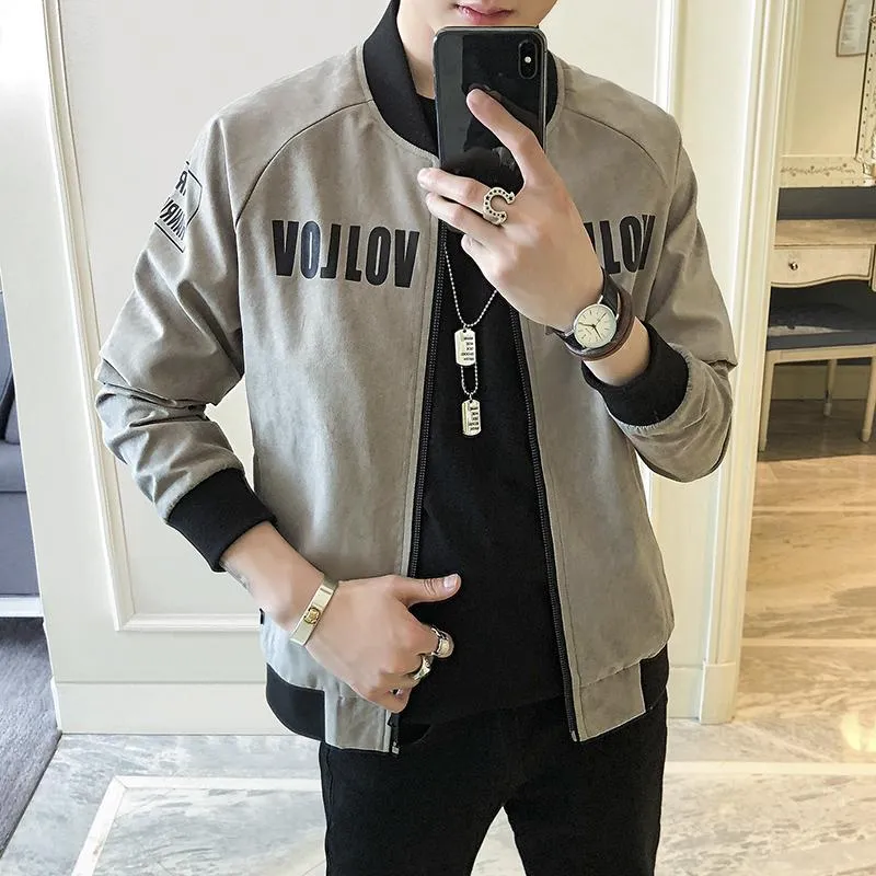 New Suede Slim Fit Bomber Jackets (3 Colors)