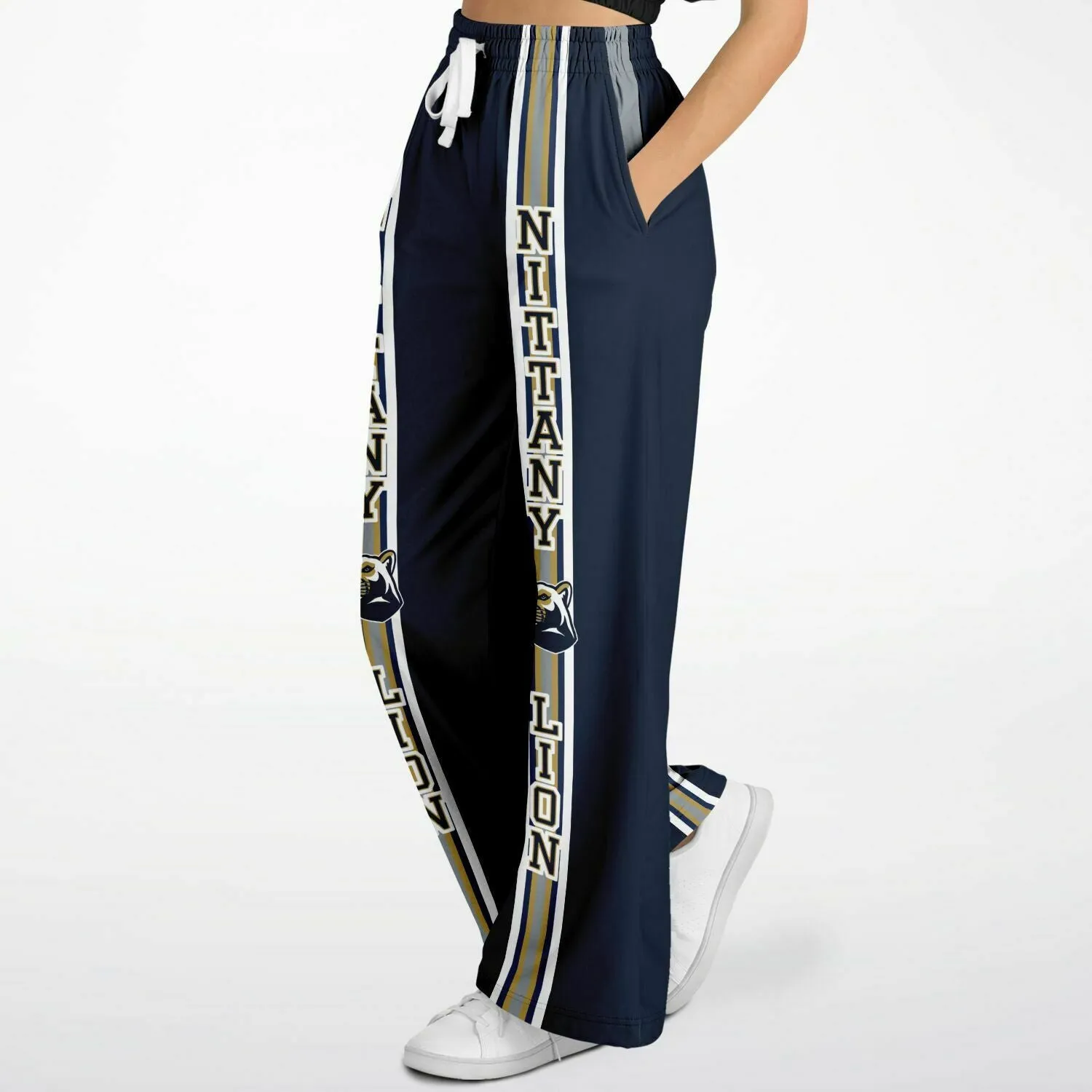 Nittany Lion Blue Eco-Poly Stretchy Phat Bellbottoms