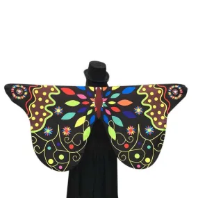 Novelty Desgin Soft Fabric Butterfly Wings Shawl Women Fairy Ladies Nymph Pixie Costume Accessory Pashmina Ladies  #63 GS