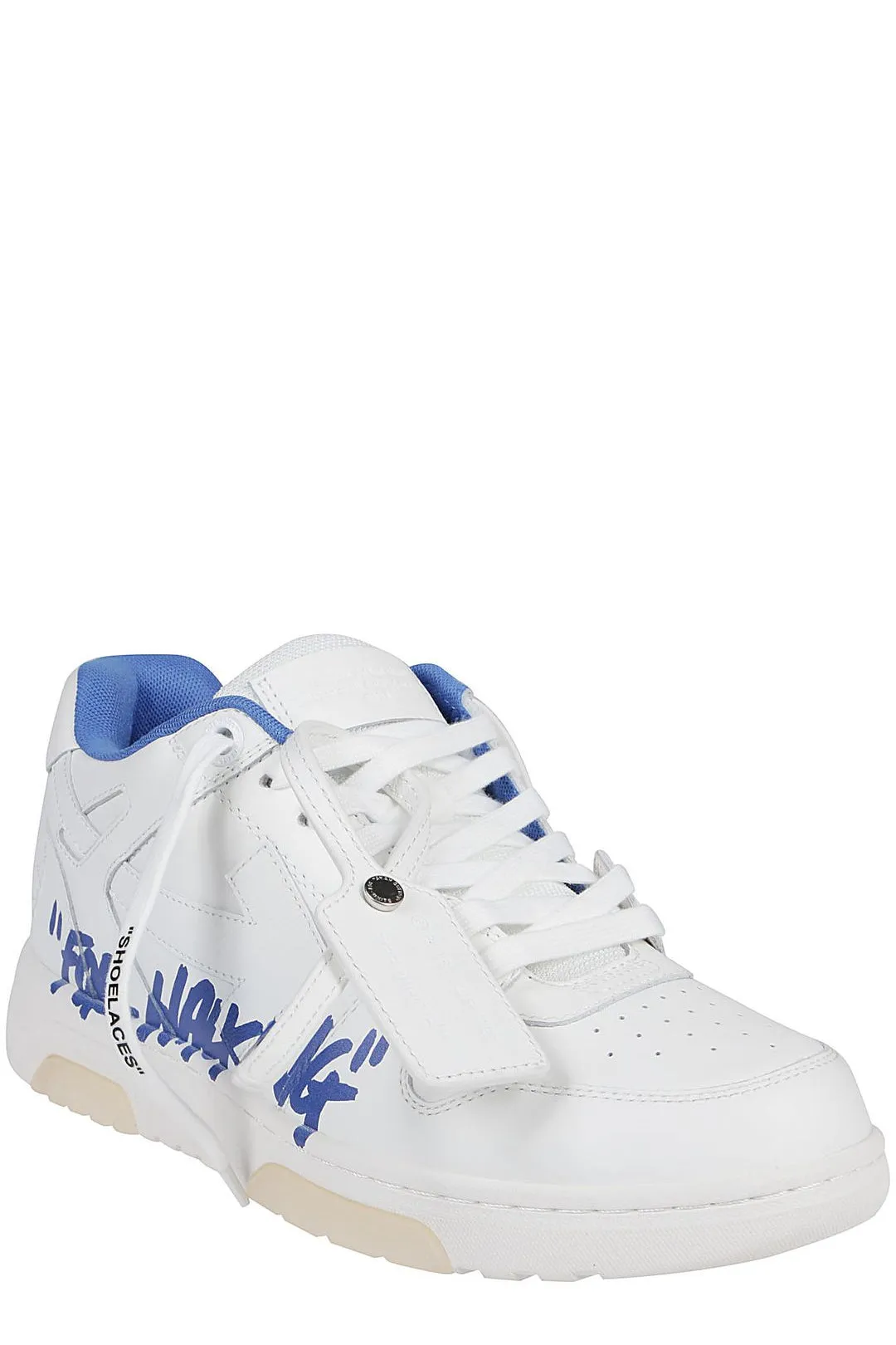 Off-White Graffiti Printed Low-Top Sneakers