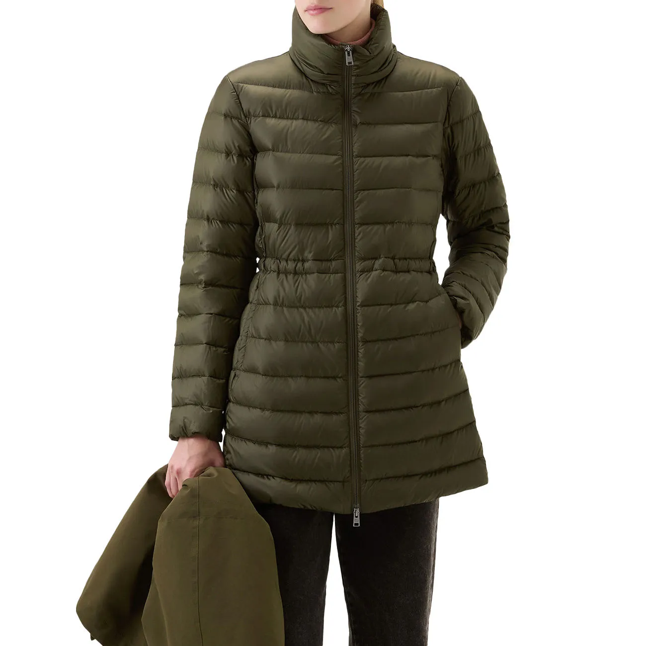 PARKA LONG MILITARY 3IN1 Donna Dark Green