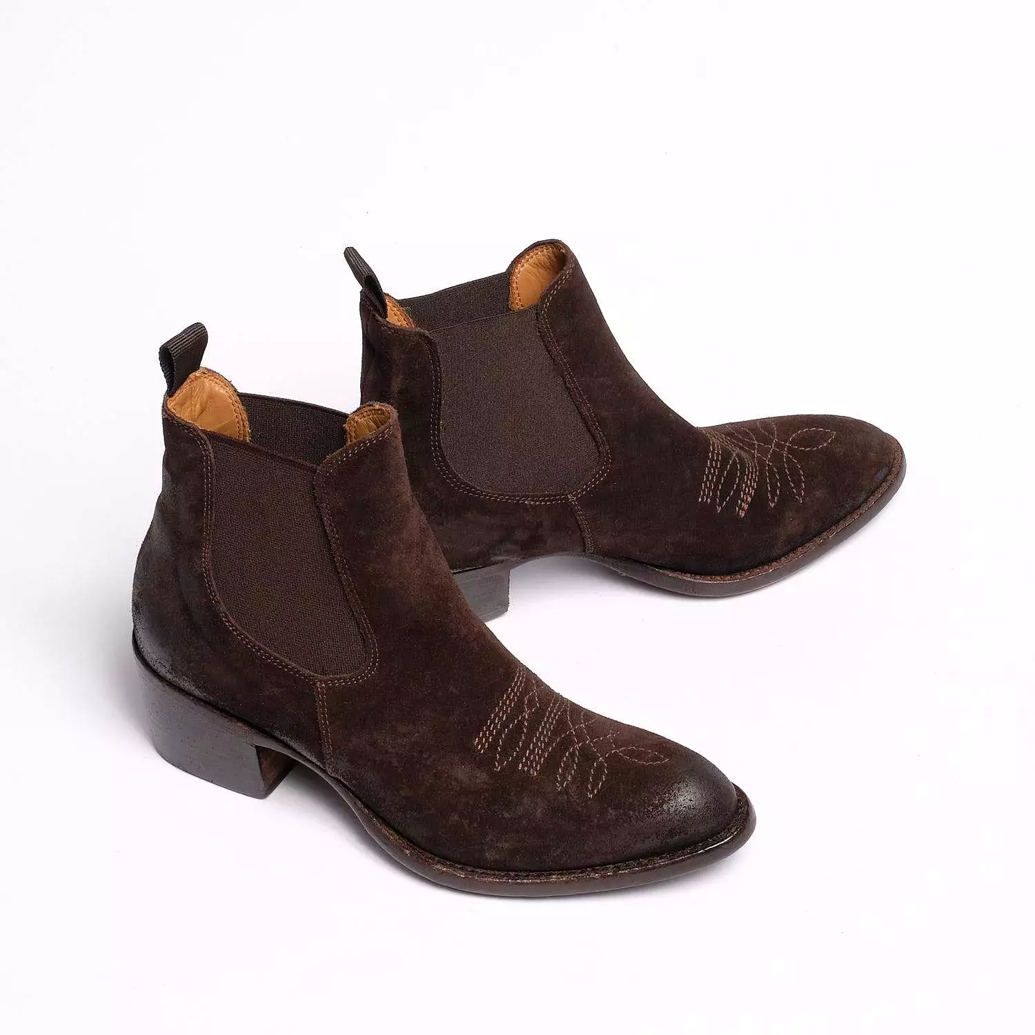 PEGGY SUEDE TEXAN BOOTS