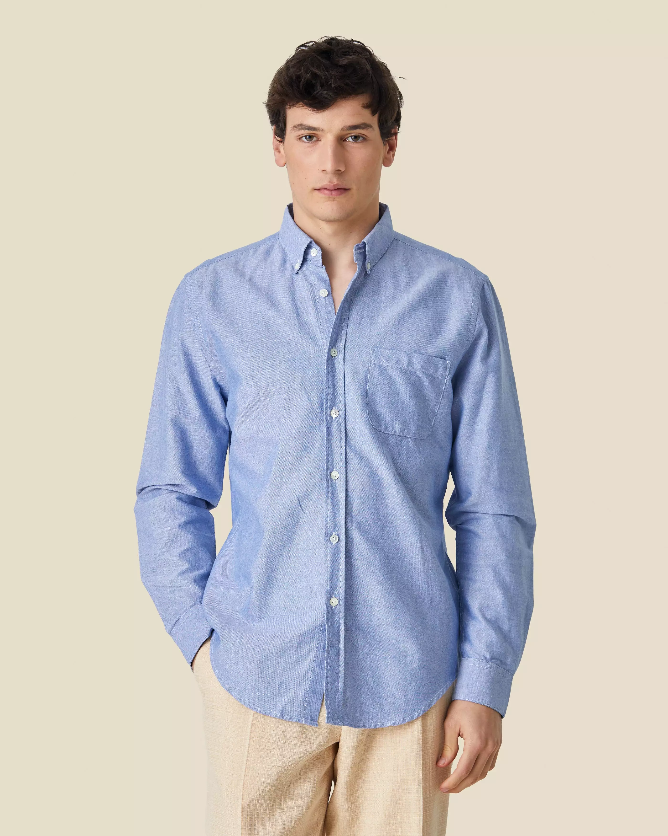 PORTUGUESE FLANNEL Belavista Blue Shirt