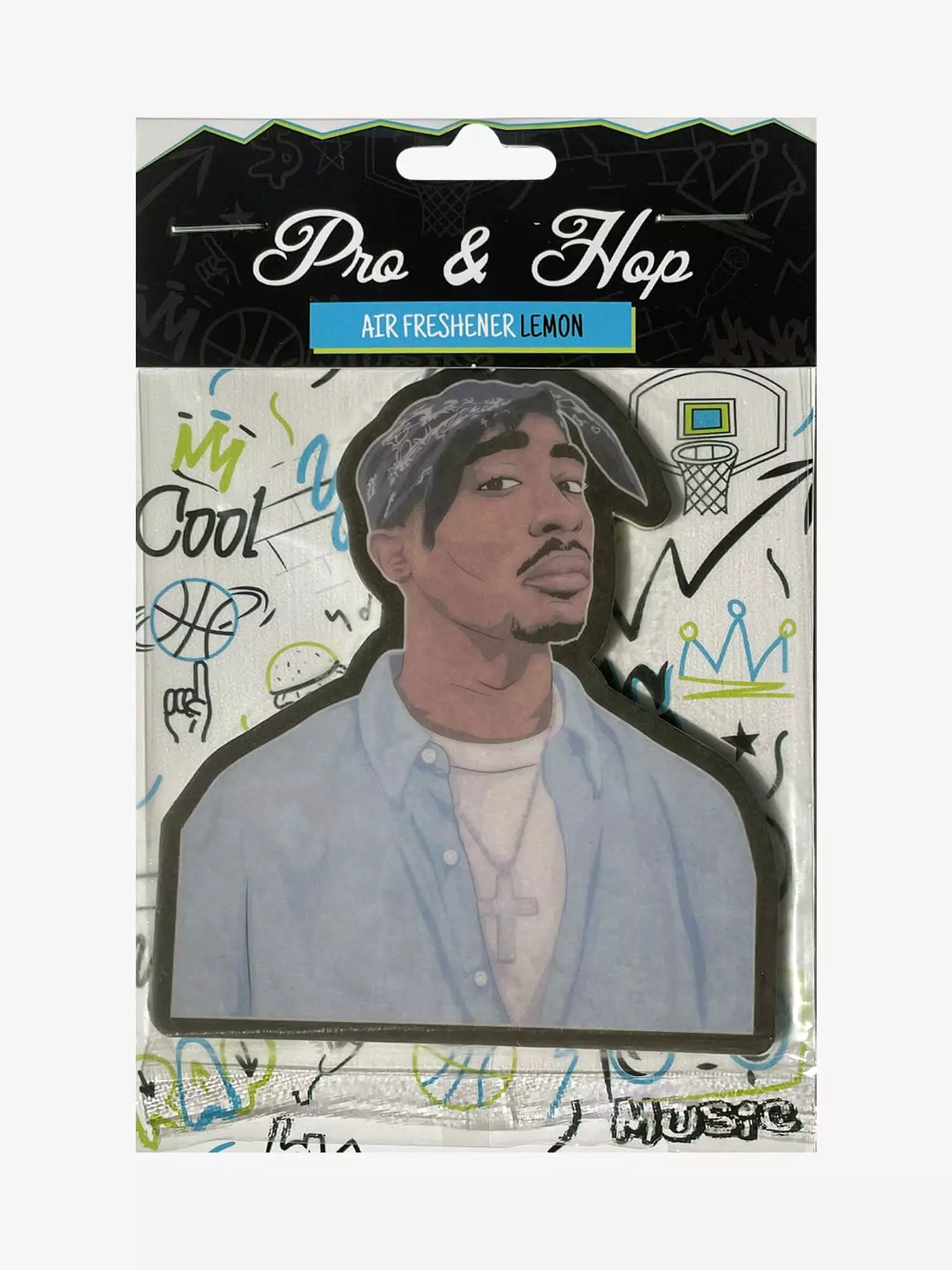 Pro & Hop 2pac Blue Shirt Air Freshener