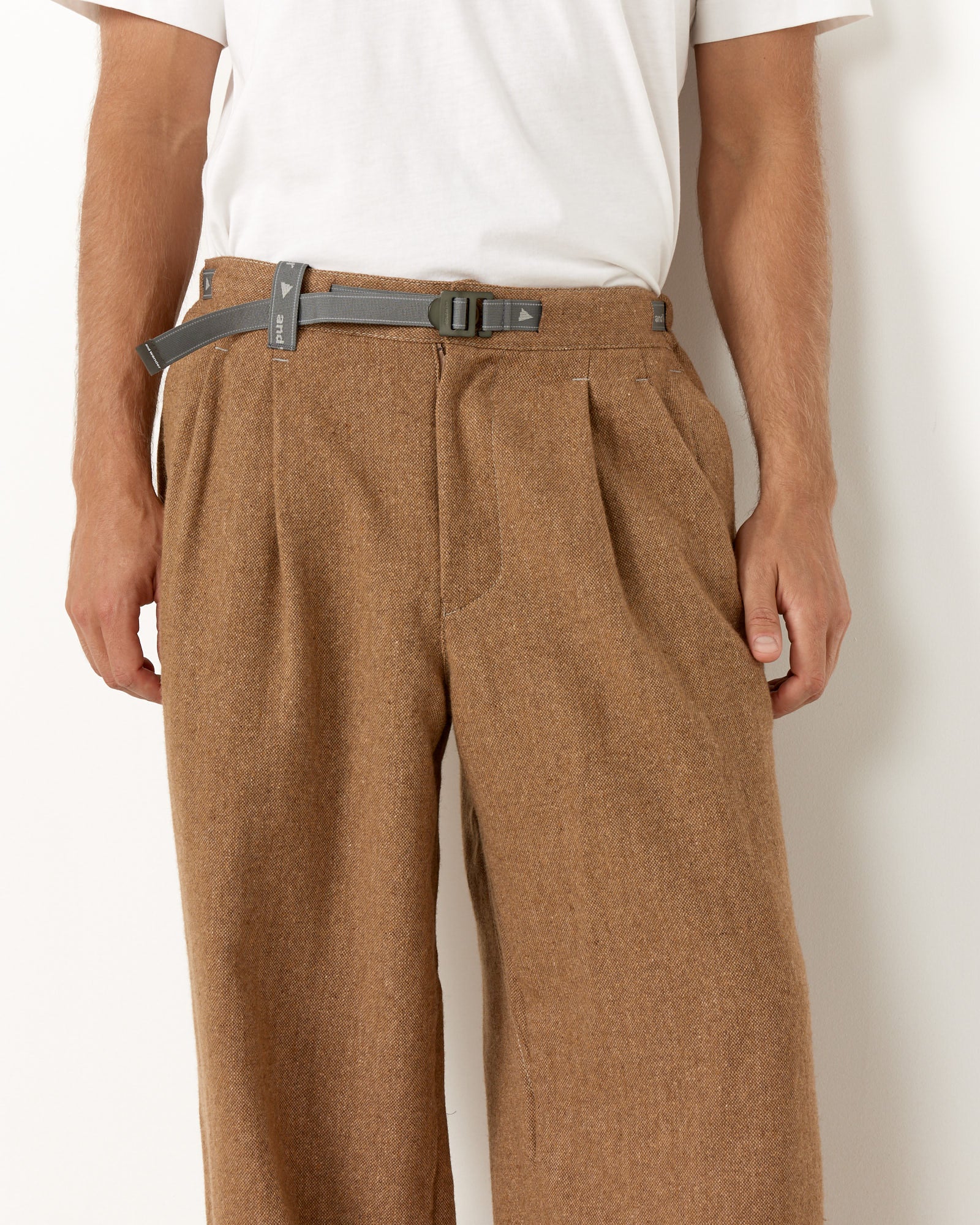 Rewool Tweed Wide Pant