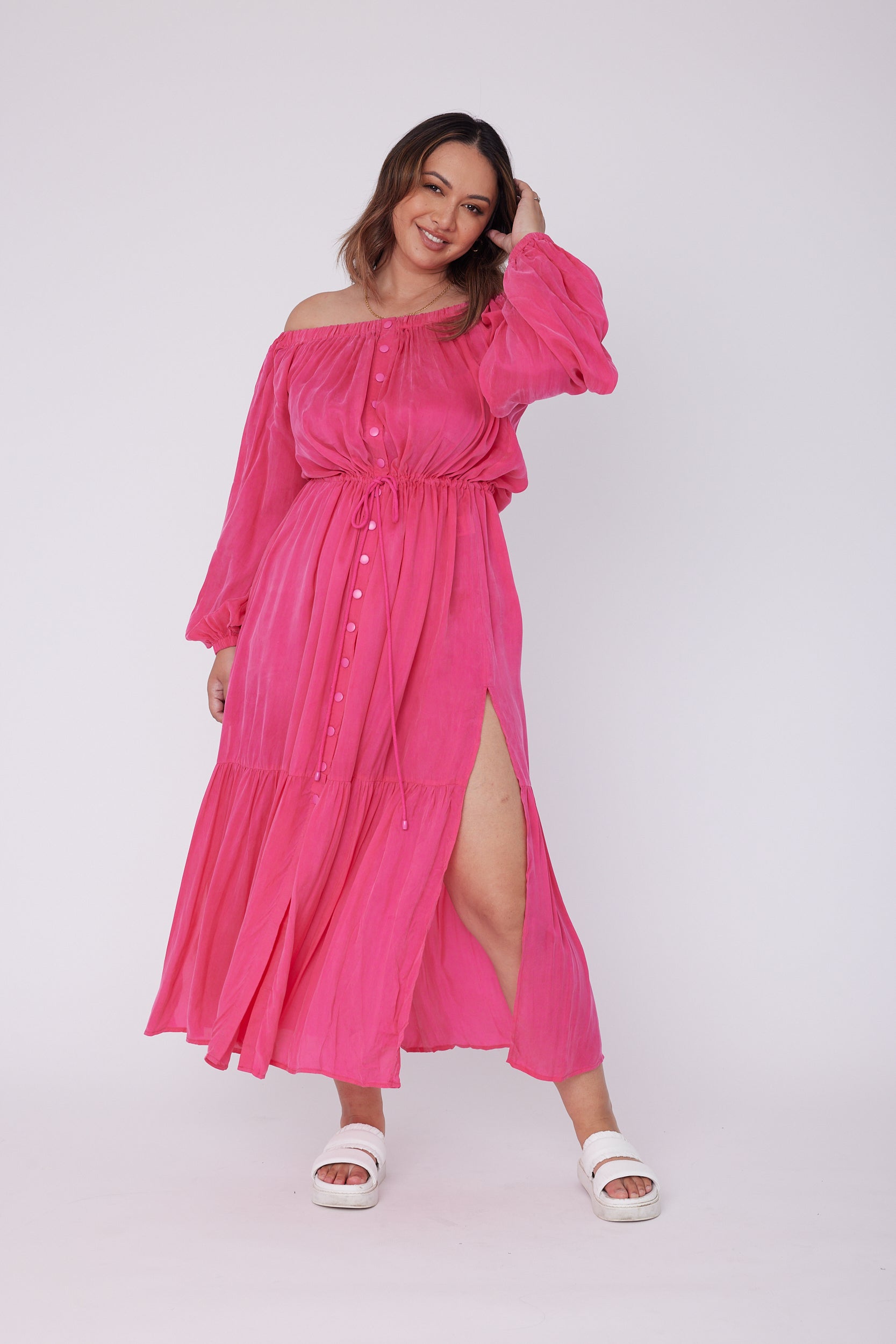 ROXETTE Dress Hot Pink