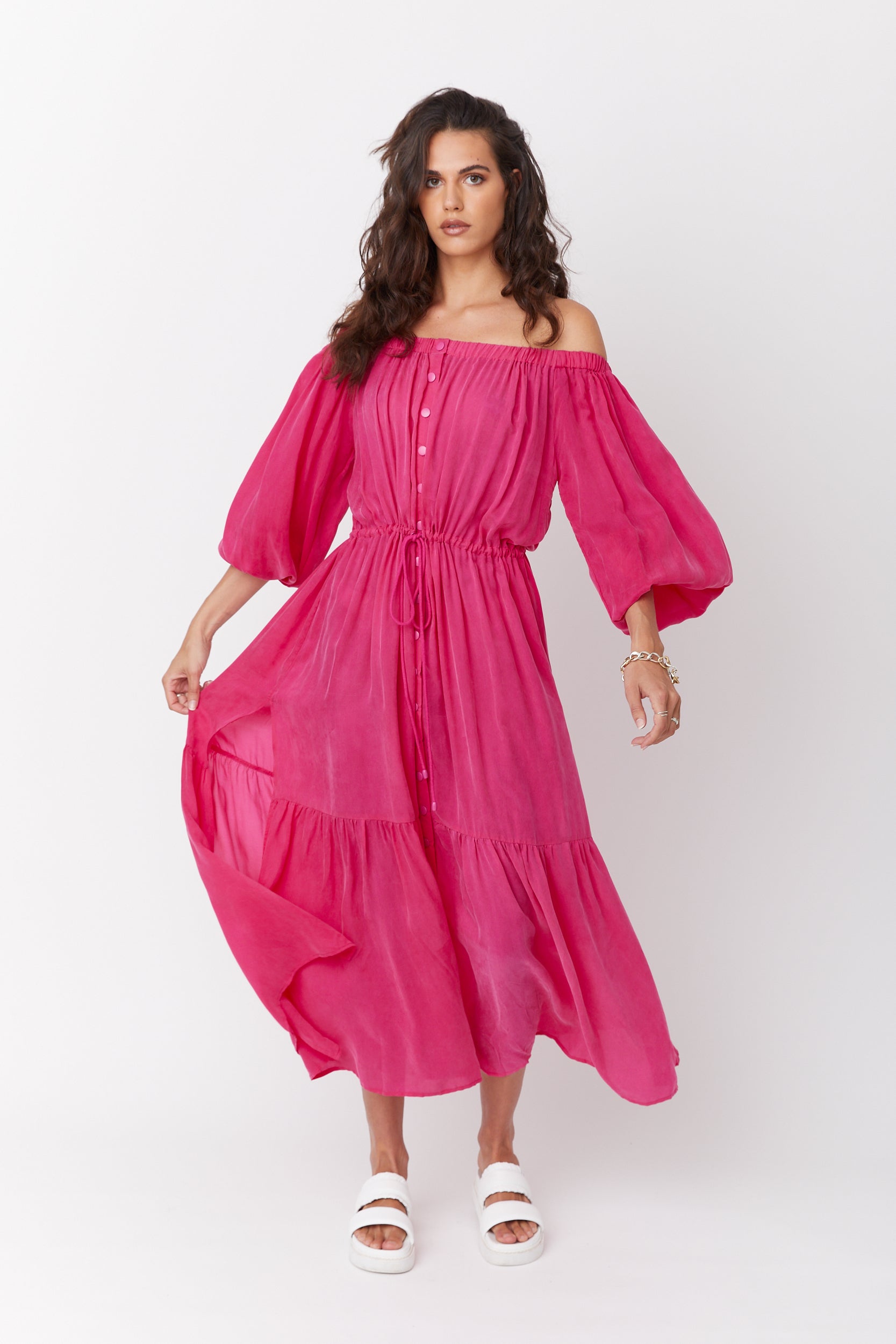 ROXETTE Dress Hot Pink