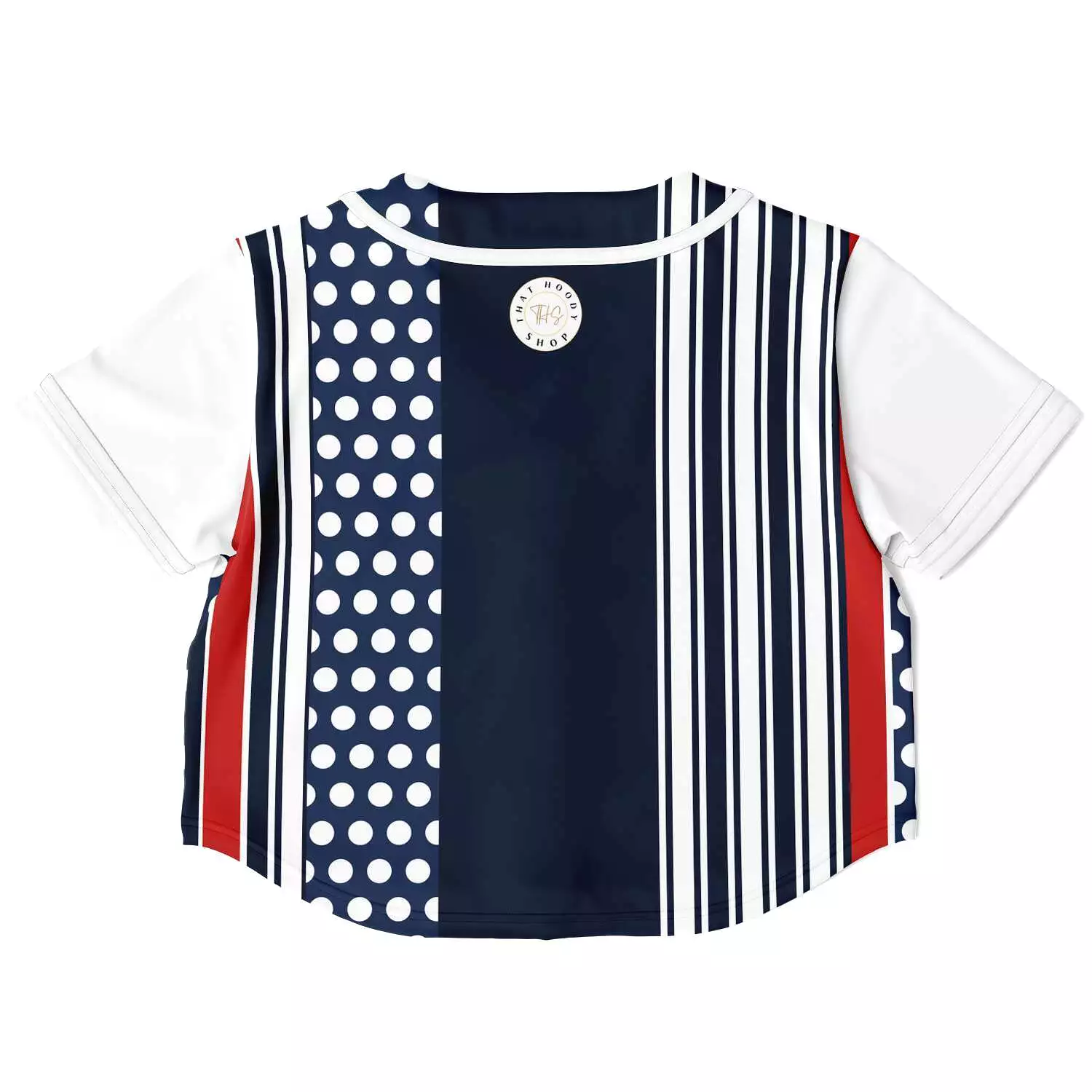 Sail Away Cropped Button Front Jersey